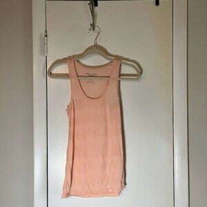 American Eagle Outfitters Women's Boyfriend Shimmery Peach Tank Size XS